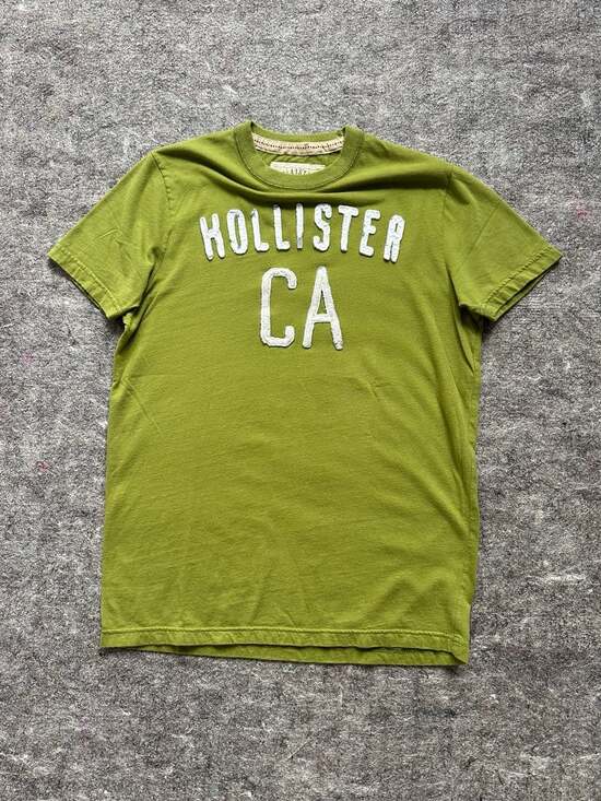 Hollister Other - Vintage y2k Hollister California Green Applique Logo Short Sleeve T-Shirt M